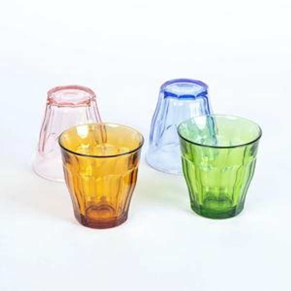 Le Picardie® Anniversary Mixed Color Glass Tumblers - Set of 4