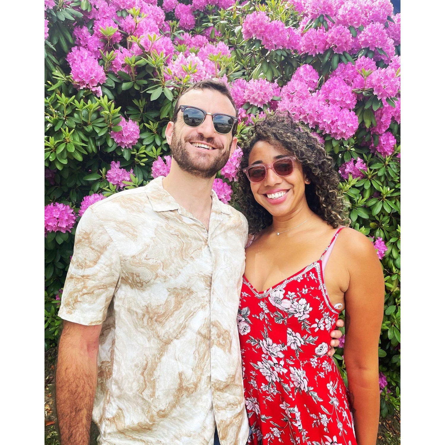 We always celebrate Loving Day! The day interracial marriage was legalized in the US. WILD how we wouldn't have been allowed to marry in a not so distant past.