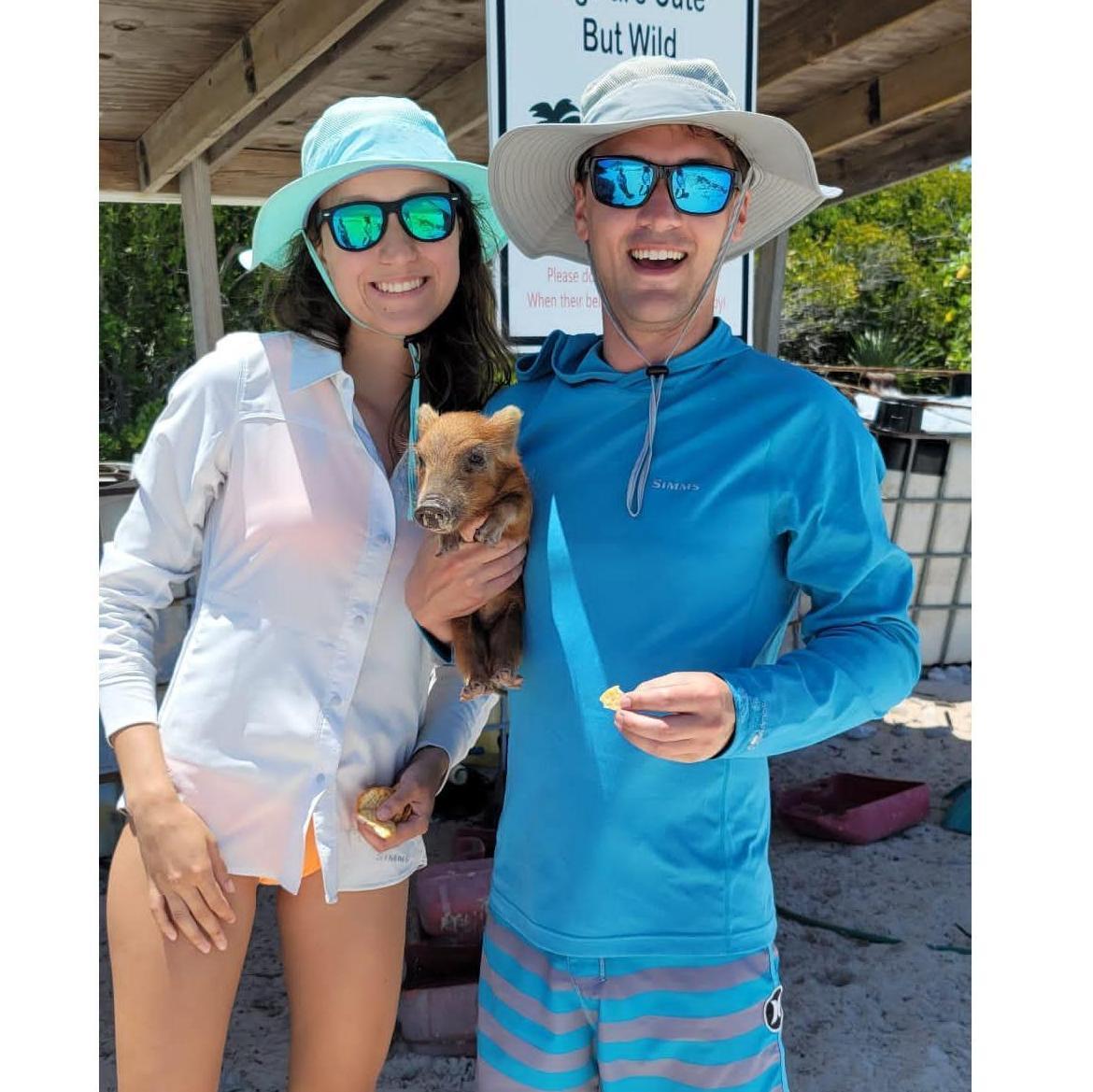Baby pig in the Bahamas!