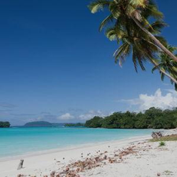Mystery Island, Vanuatu - Private Cabana on the Beach