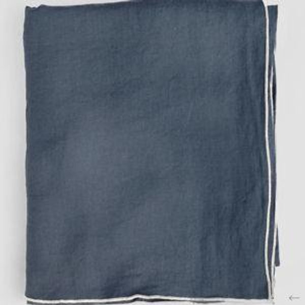 Linen Tablecloth Navy