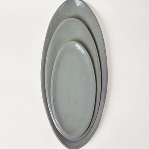 Set of Nested Oval Platters