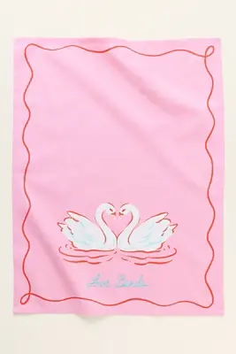 Love Birds Dish Towel