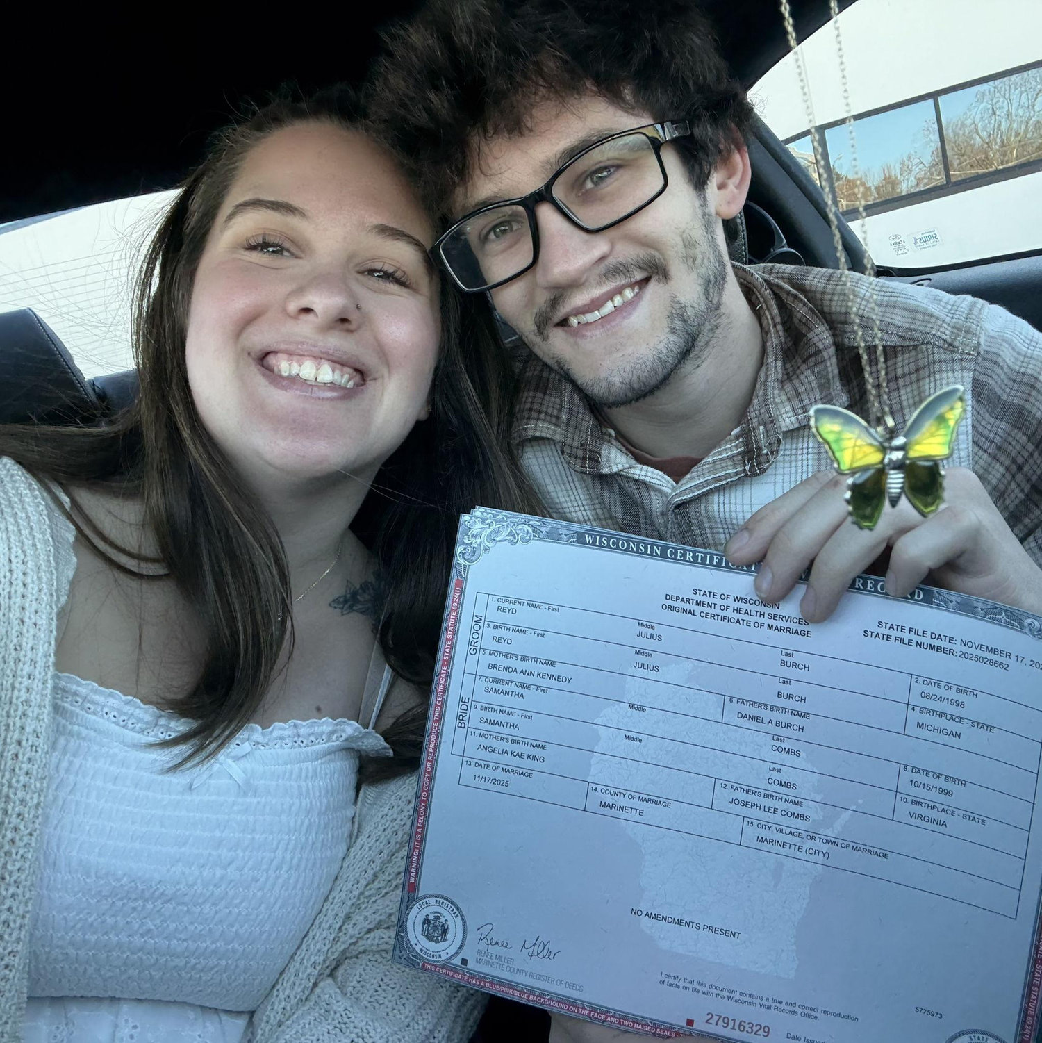 "legally" married 11.17.2025