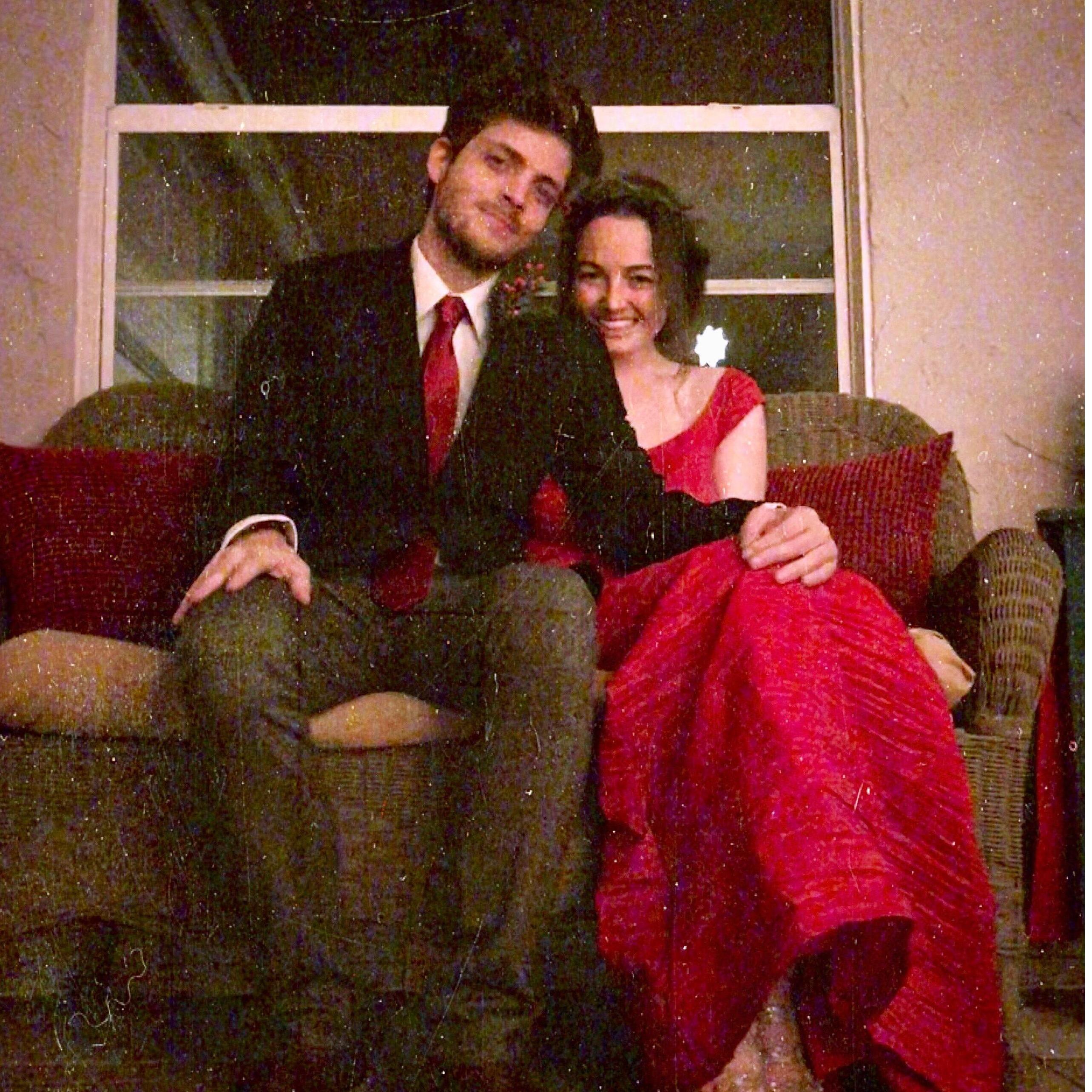 Hosted our first Christmas party together and made everyone get very dressed up