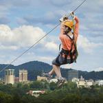 Zip lining