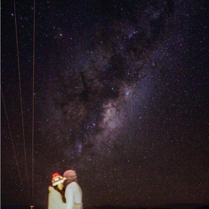 Under the Opotiki, New Zealand night sky.