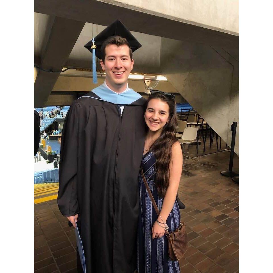 May 2019 - Michael's UNC Graduation with his Masters in Teaching