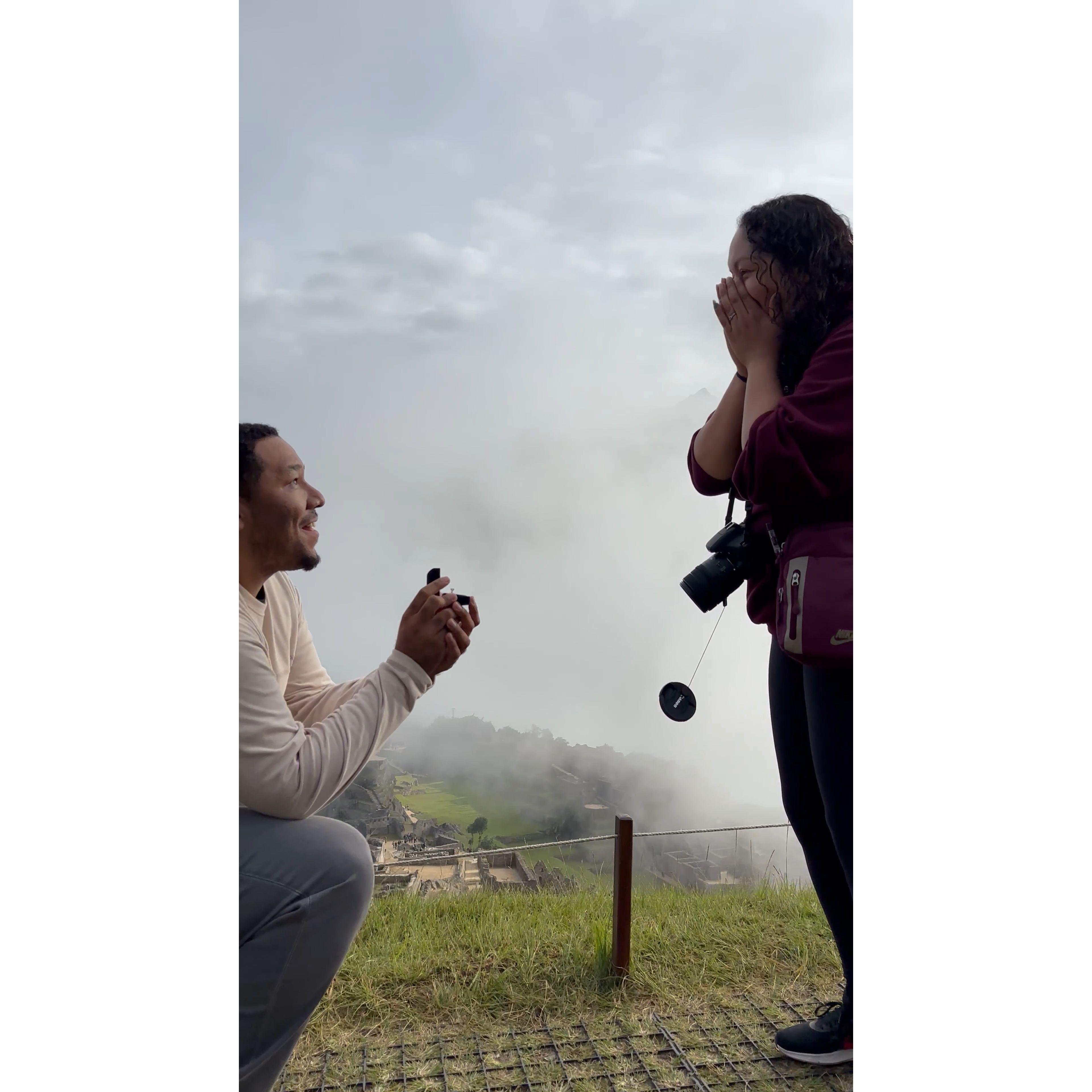 The moment I said, I Do