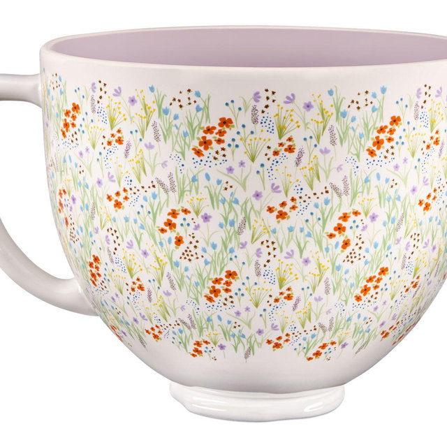 KitchenAid 5 Quart Wildflower Ceramic Bowl