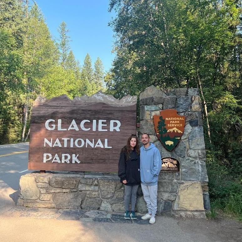 August 11, 2024: Exploring Glacier National Park for the first time in preparation of their August 12, 2025 elopement.