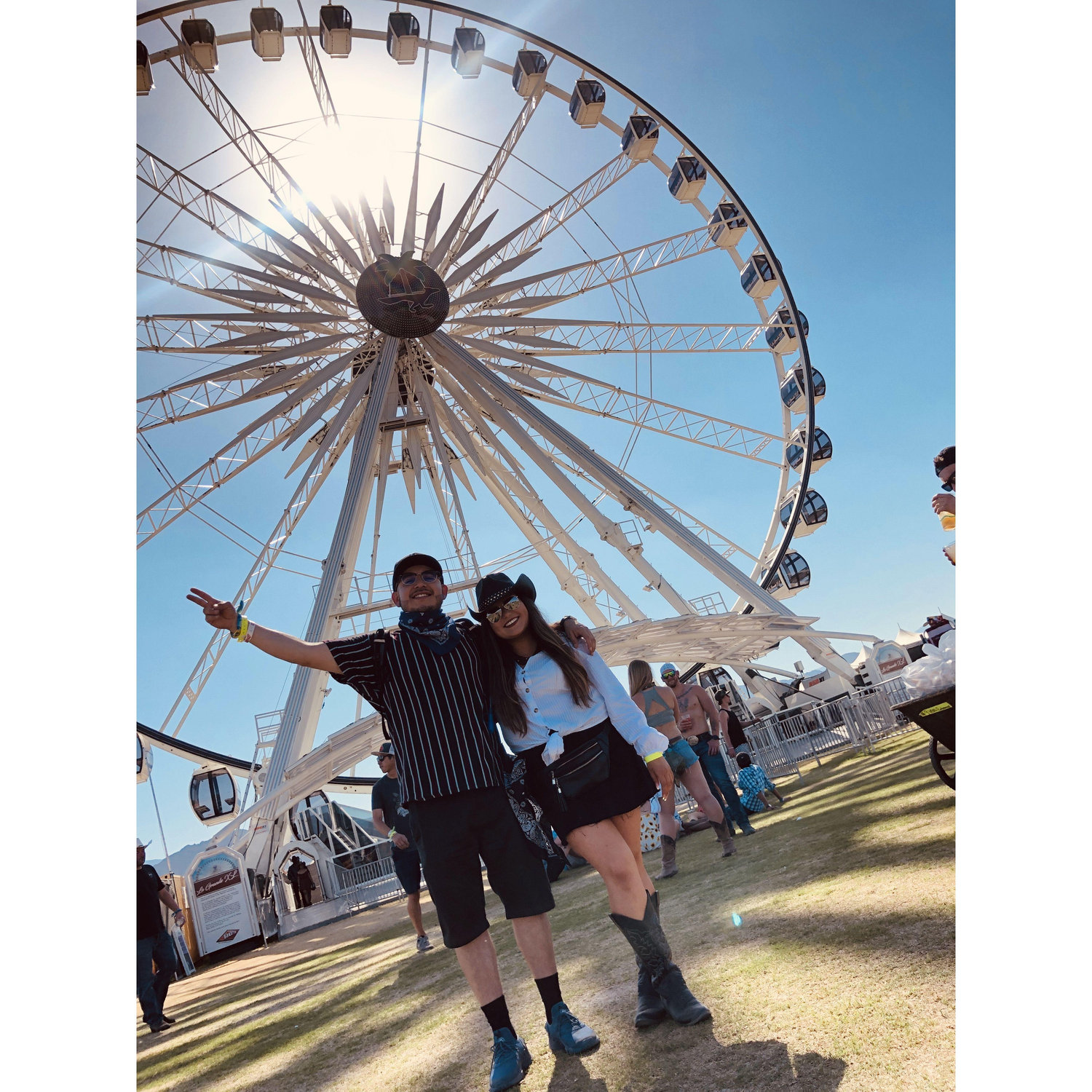Jen took Raul to his first Stagecoach (2019)