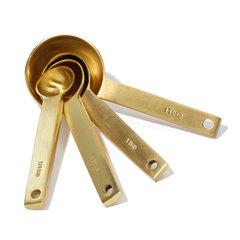 Gold Measuring Spoons, Set of 4