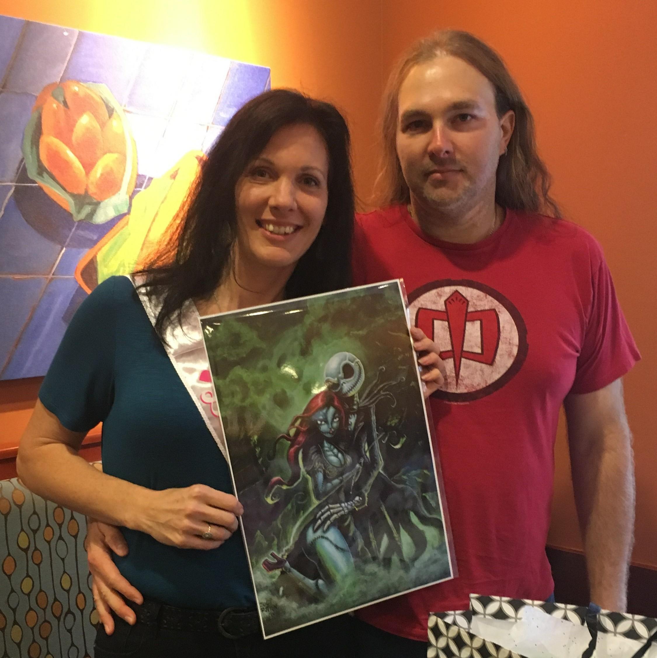 Jack and Sally! It's our self portrait
