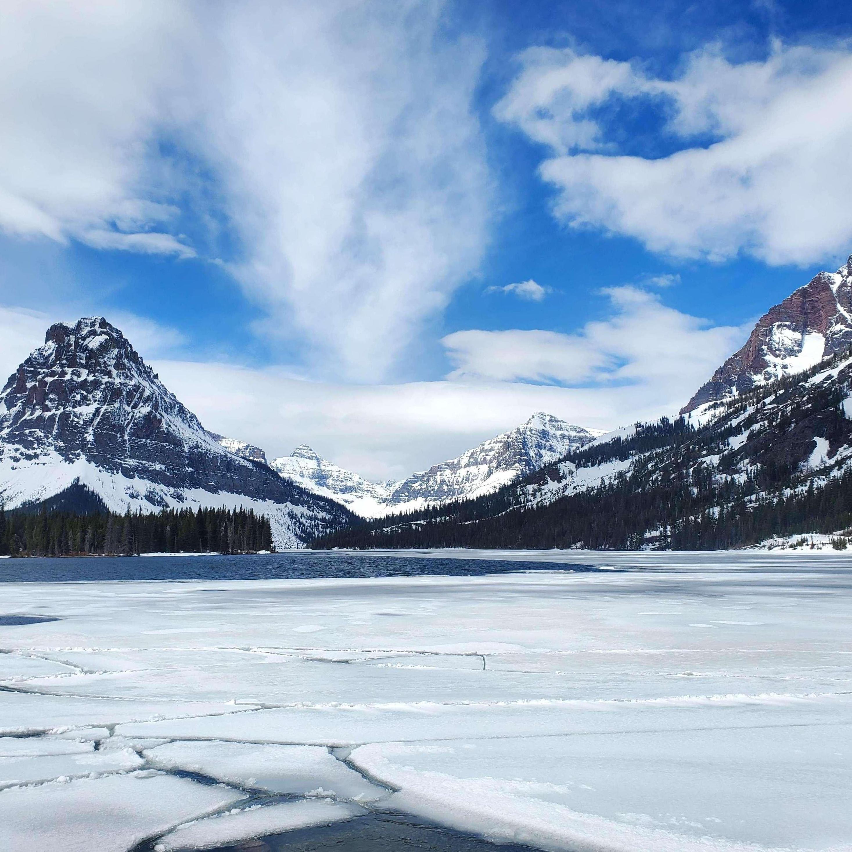 The Proposal Site: Two Medicine Lake -  Glacier National Park, May 2022