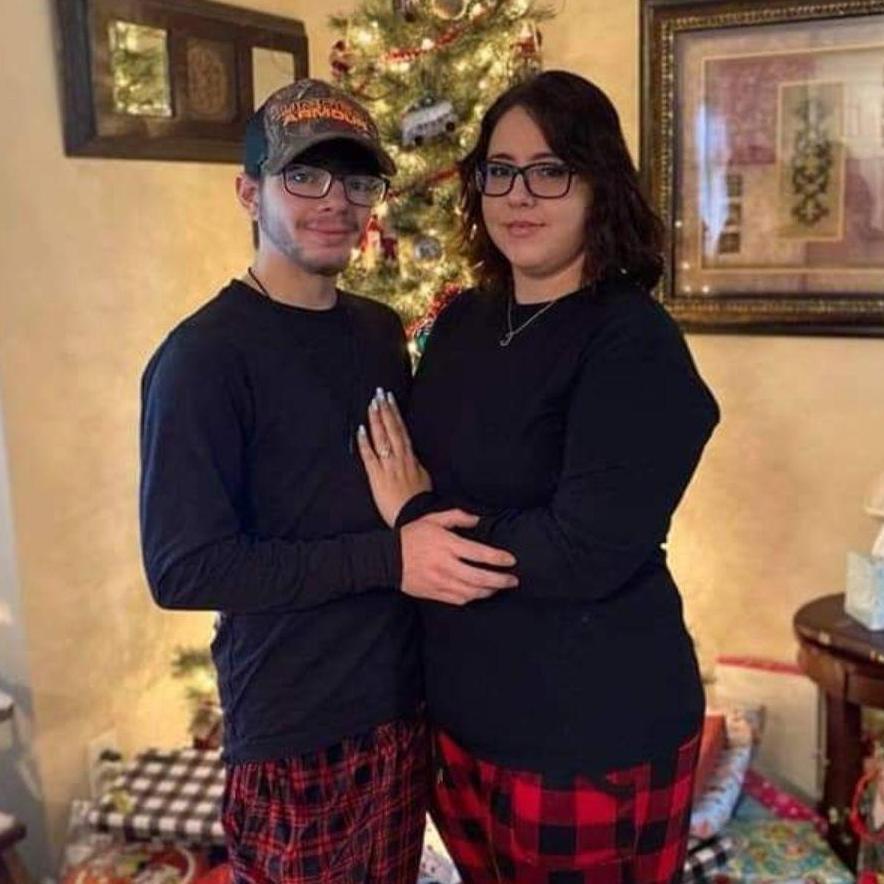 2nd Christmas together. Mom got engaged.