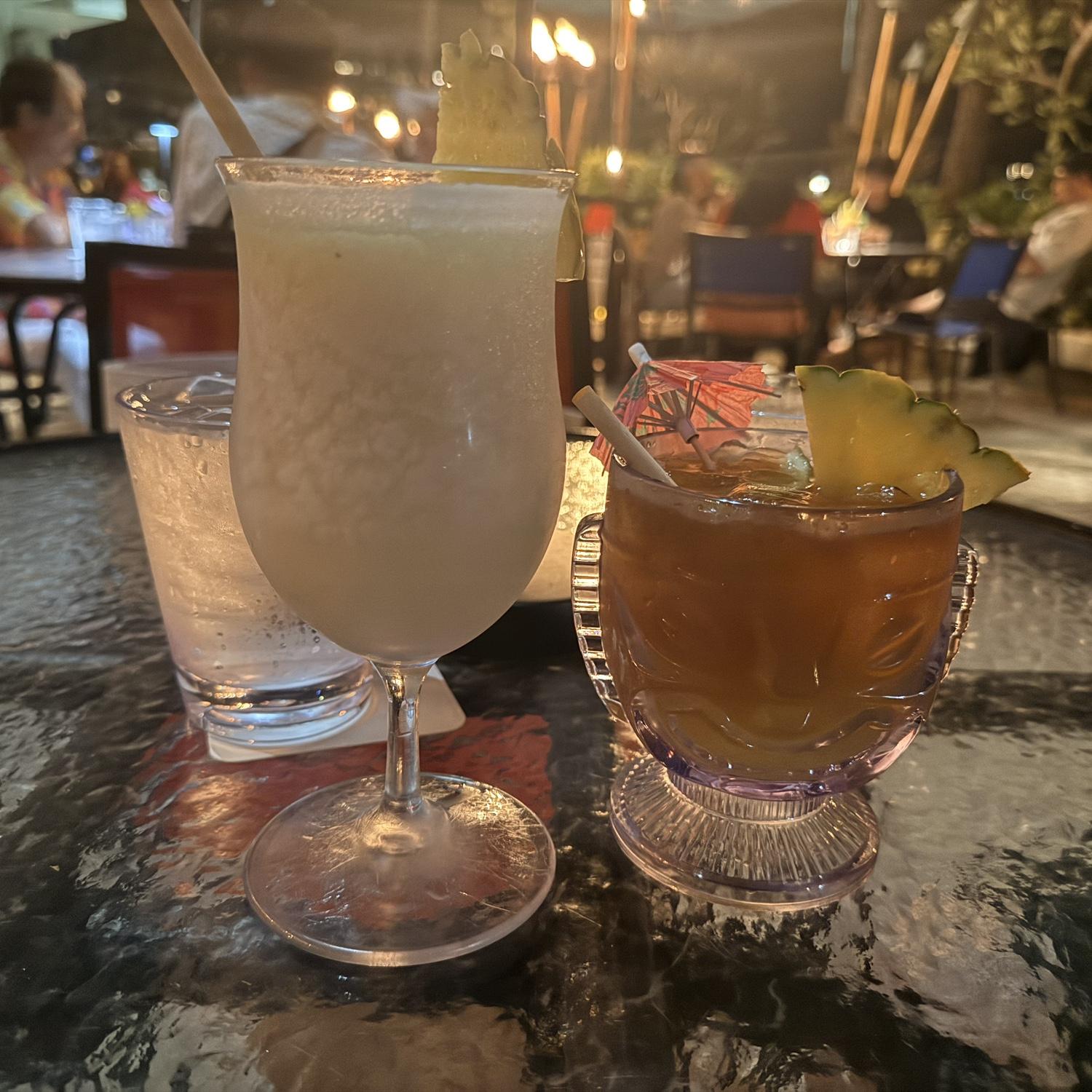 Our first meal and toast to each other in Hawai'i at Duke's in Waikiki | 04/17/26