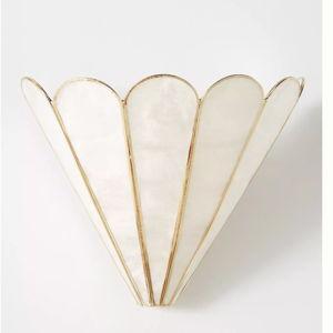 Madelyn Capiz Faceted Sconce