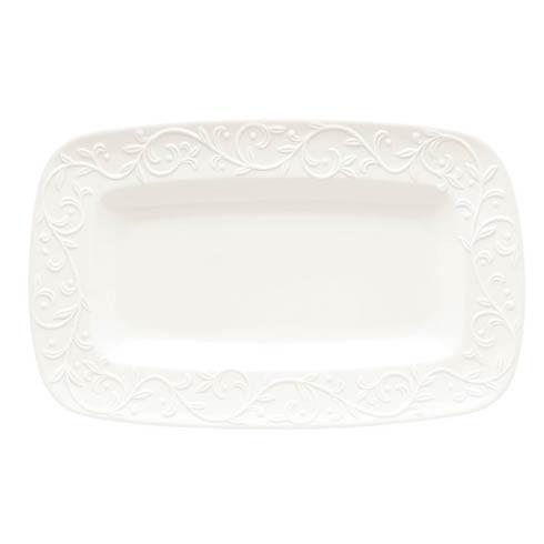 Lenox Opal Innocence Carved Hors D'oeuvres Tray
