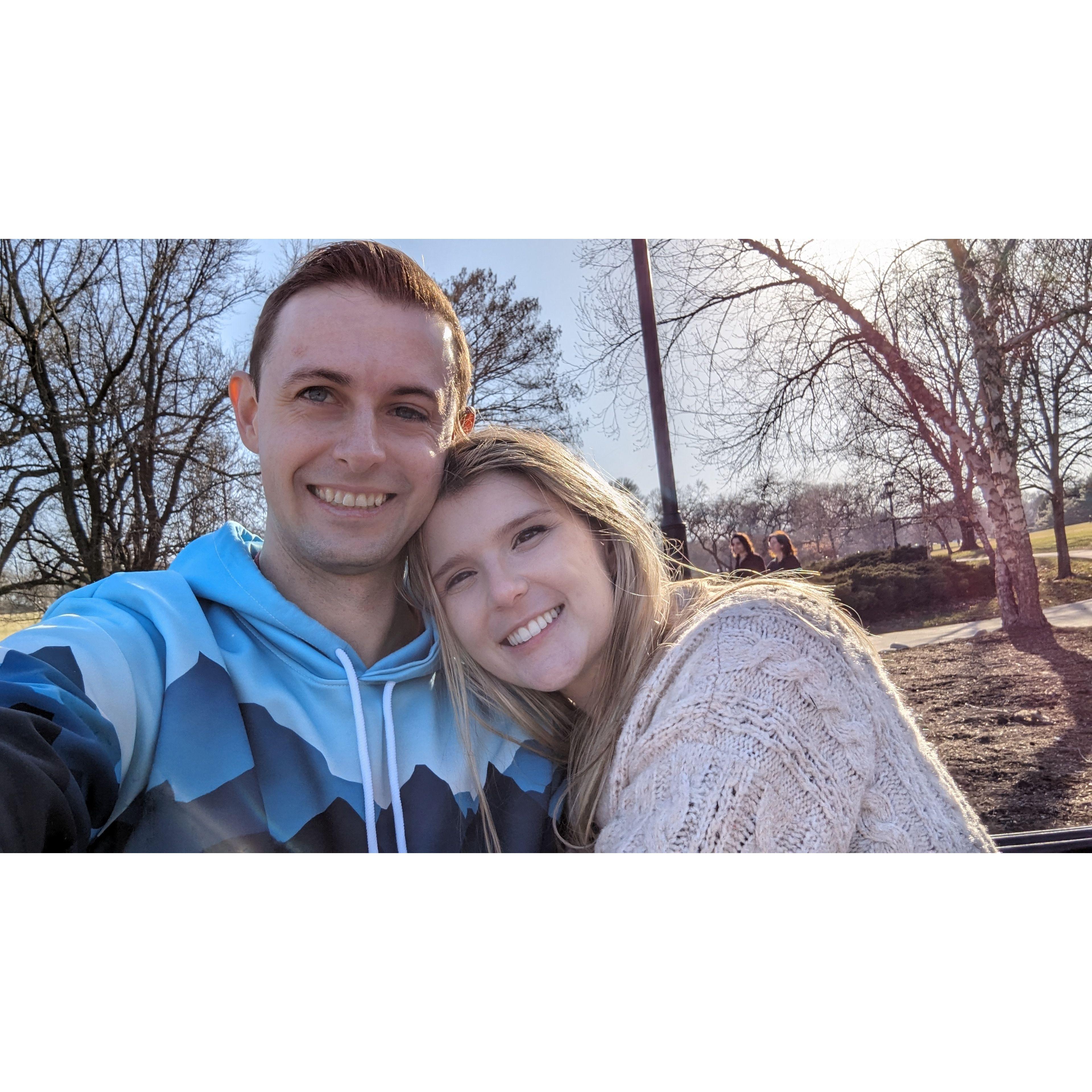 Walking at Loose Park!