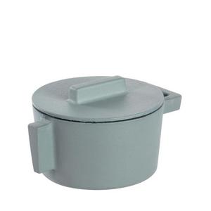 Cast Iron Saucepot with Lid, 4 inch, 10 ounce