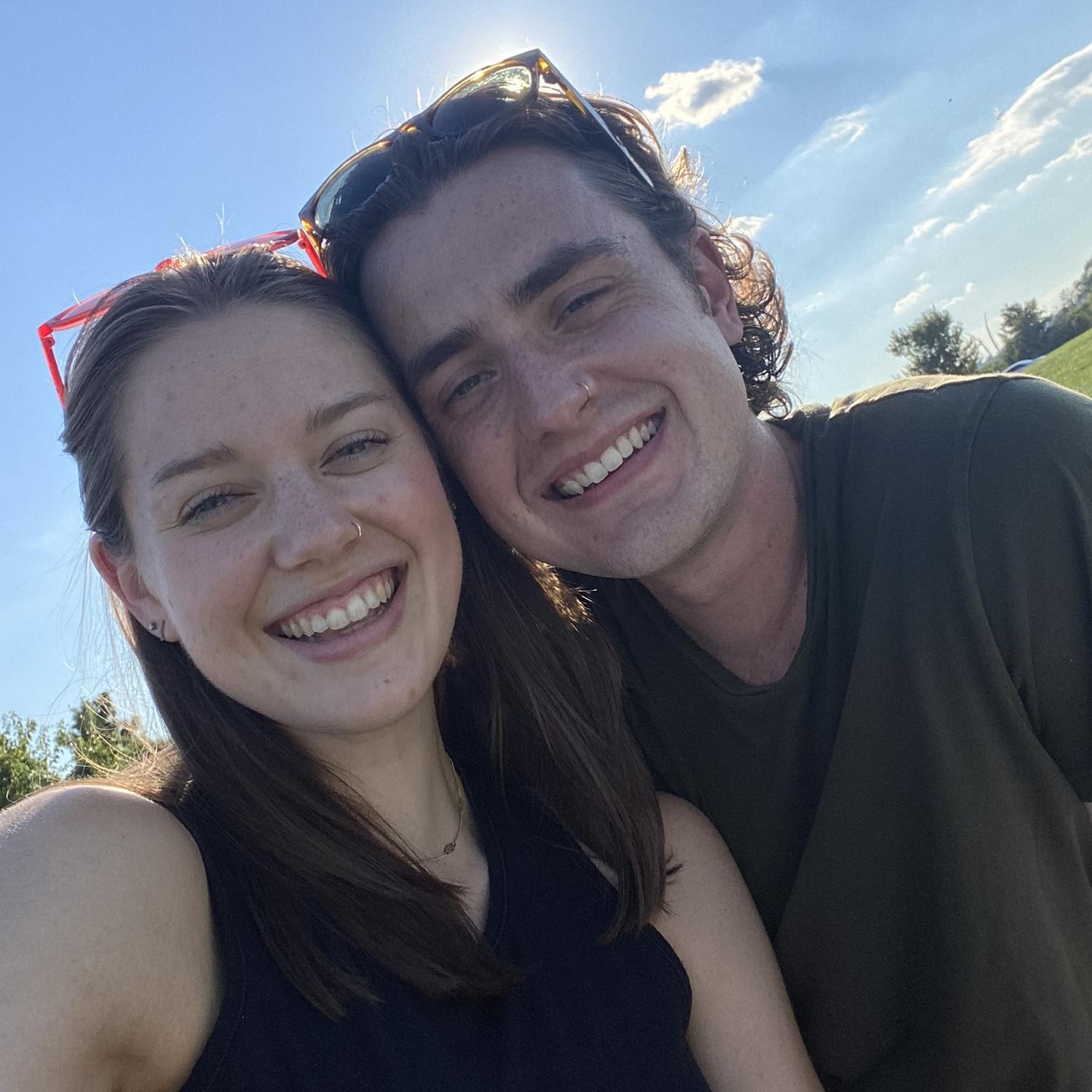 One of the first photos we took together in 2022.