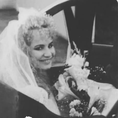 Sarah Janse van Rensburg, op haar troudag in Dullstroom. Moeder van Frikkie en Henri Janse van Rensburg, Ouma aan Klein Rudi Janse van Rensburg