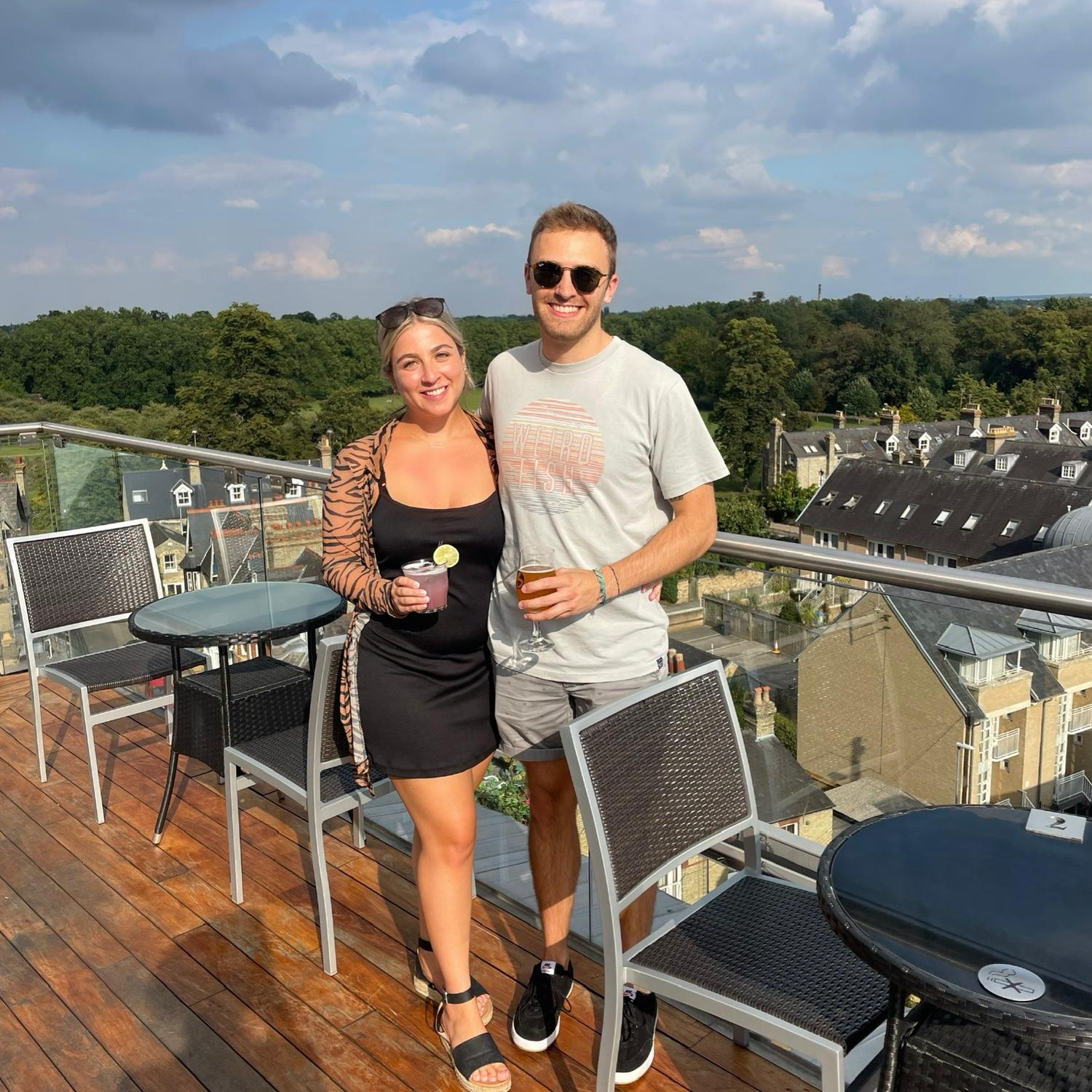 Harry surprised Lauren with a weekend trip to Cambridge, UK!