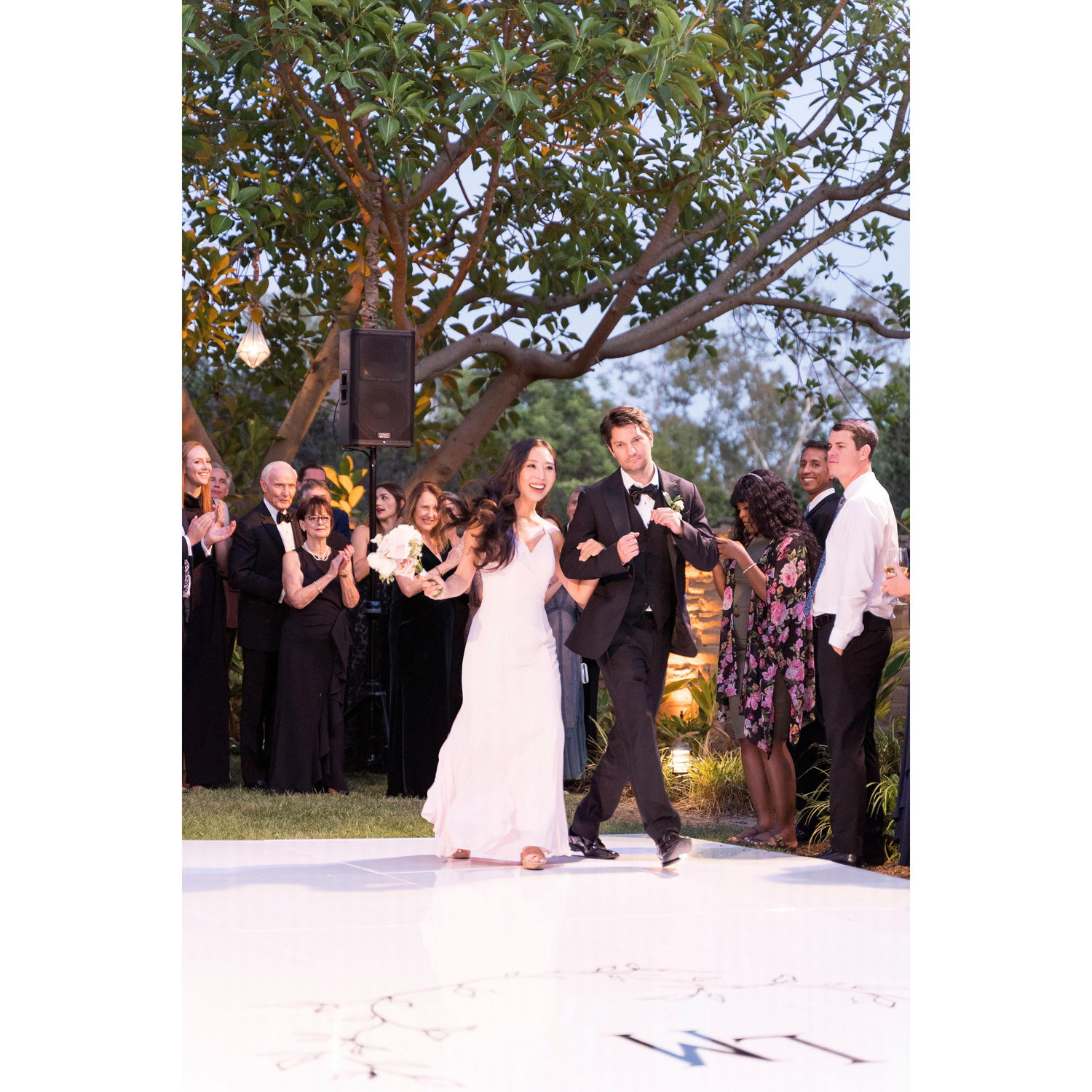 Our first dance together in October 2021 (even though we were "just friends").