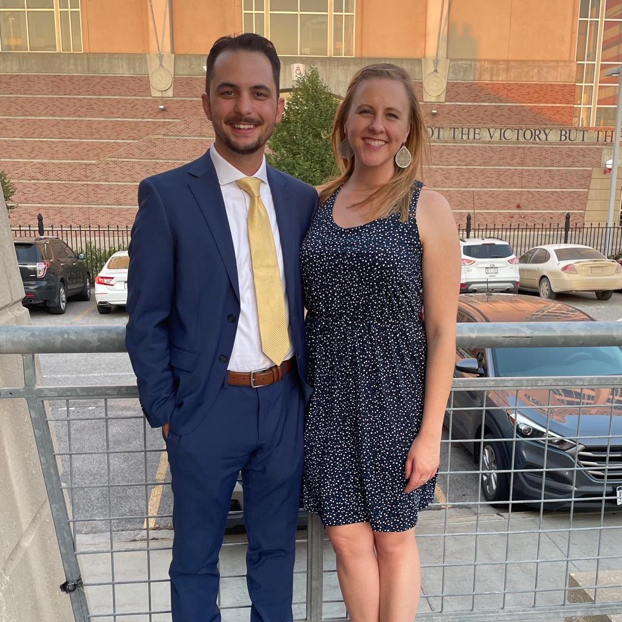Peter and Morgan's anniversary reception