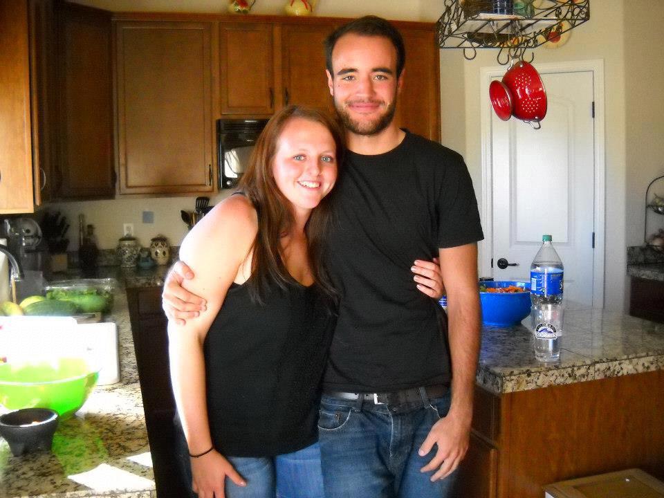 Tyler’s first time coming home with me and meeting my family. September or October 2012