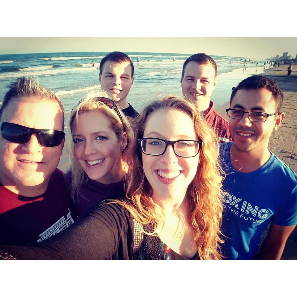Dan's first vacation to Texas with Amber's family