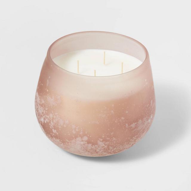 30oz Reflection Fashion 4-Wick Glass Candle Pink - Casaluna™