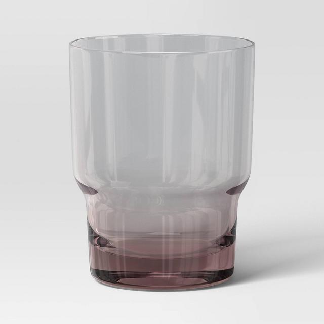 9.6oz Short Glass Tumbler Pink - Threshold™