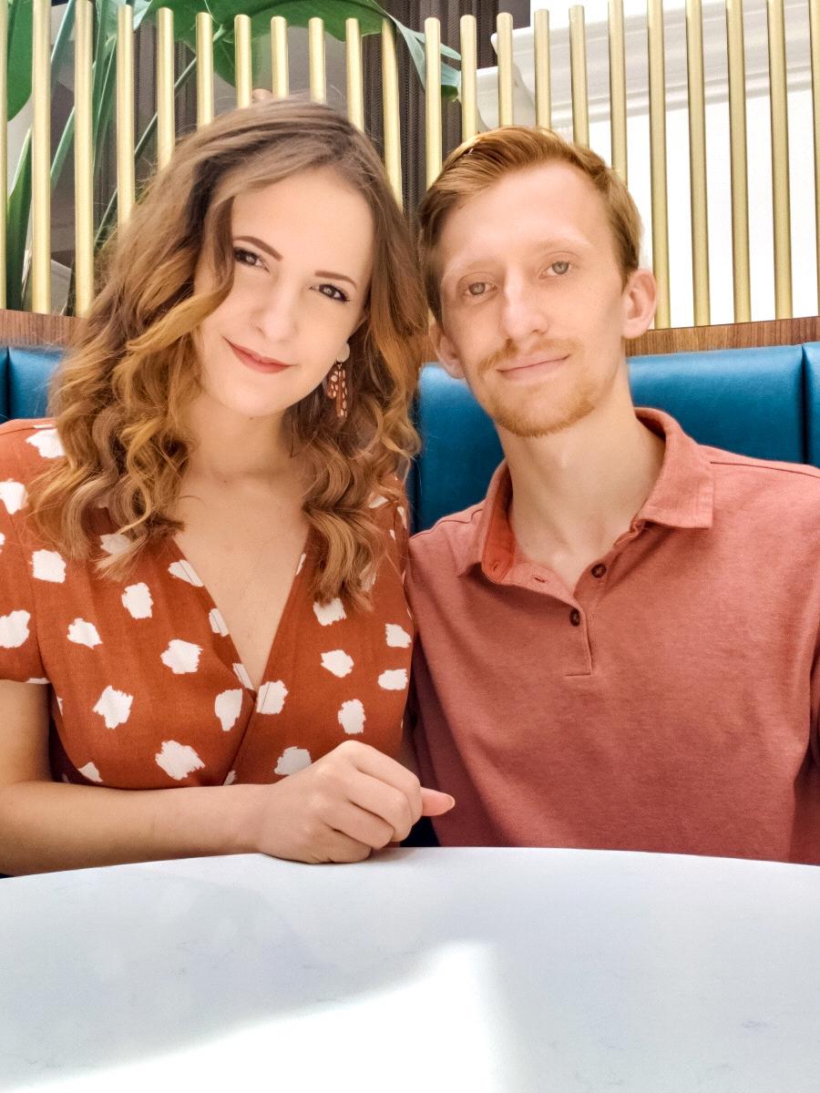 Chase and Jessica at Château Élan