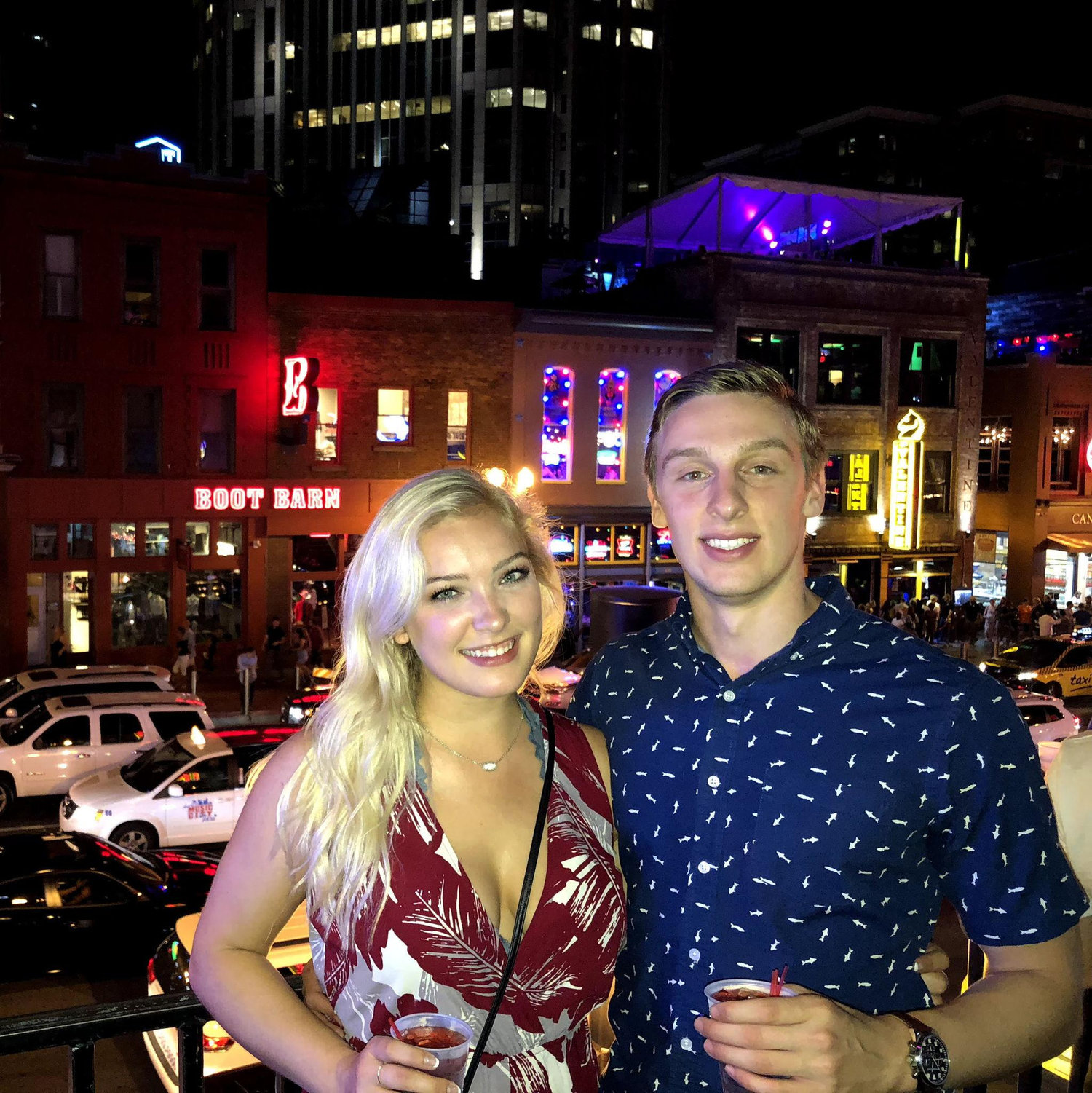 Senior year of college - Nashville trip with friends. On our drive to Nashville Chris found nonstop flights to London from Chicago for $120 per person, and thus the Europe trip planning began!