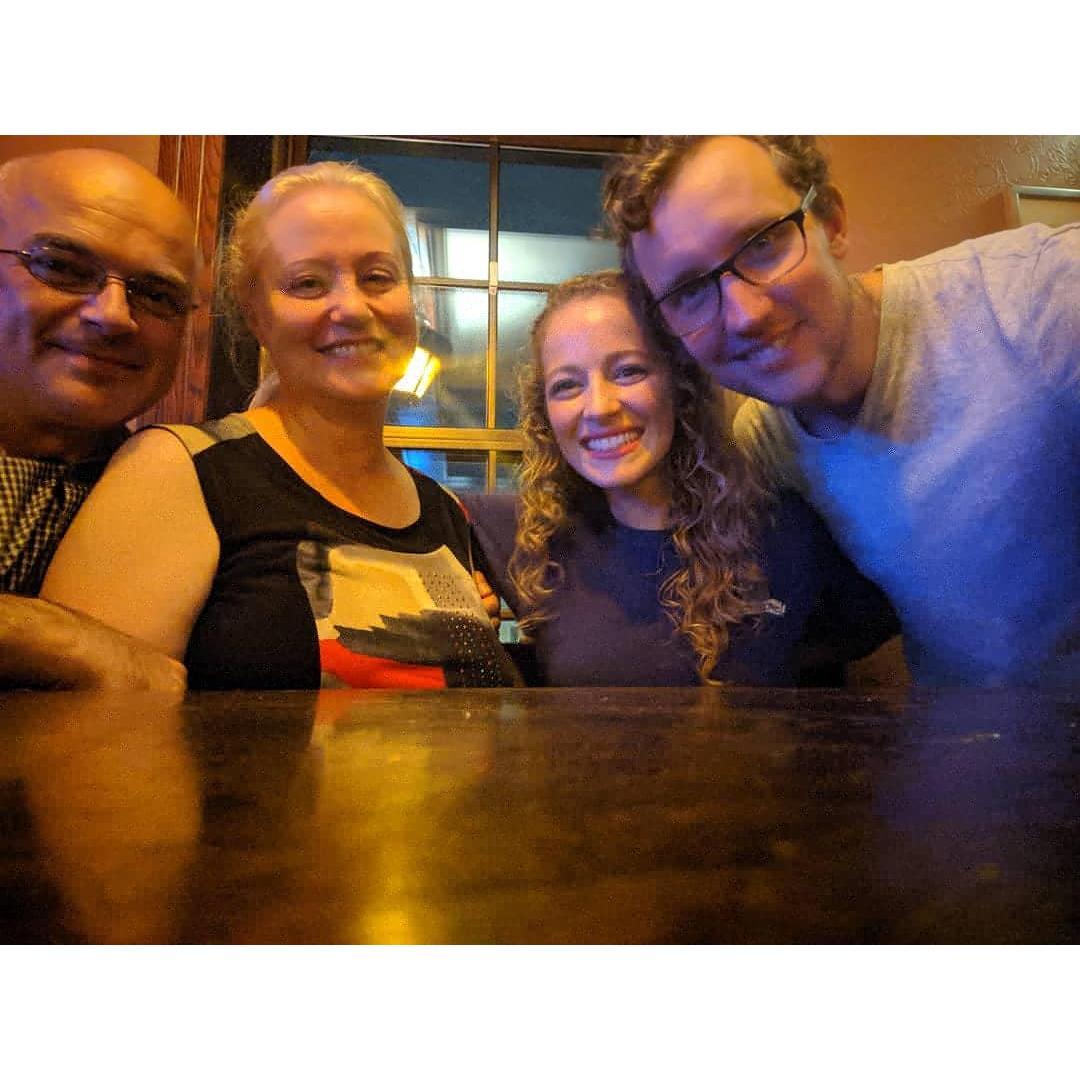 Mark & Shirley Gallant at Heart and Crown to see Big Fish, 2018