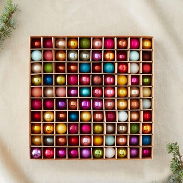 Set of 100 Mini Ornaments