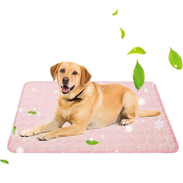 Jaaytct Cooling Mat for Dogs Cats Ice Silk Pet Self Cooling Pad Blanket for Pet Beds/Kennels/Couches /Car Seats/Floors