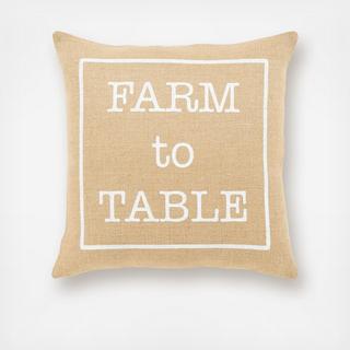 Circa Farm To Table Throw Pillow