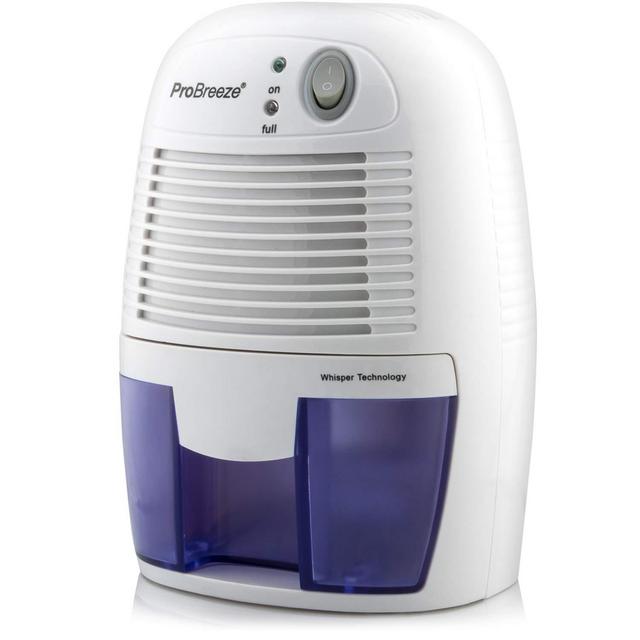 Pro Breeze Electric Mini Dehumidifier, 1200 Cubic Feet (150 sq ft), Compact and Portable for High Humidity in Home, Kitchen, Bedroom, Basement, Caravan, Office, Garage