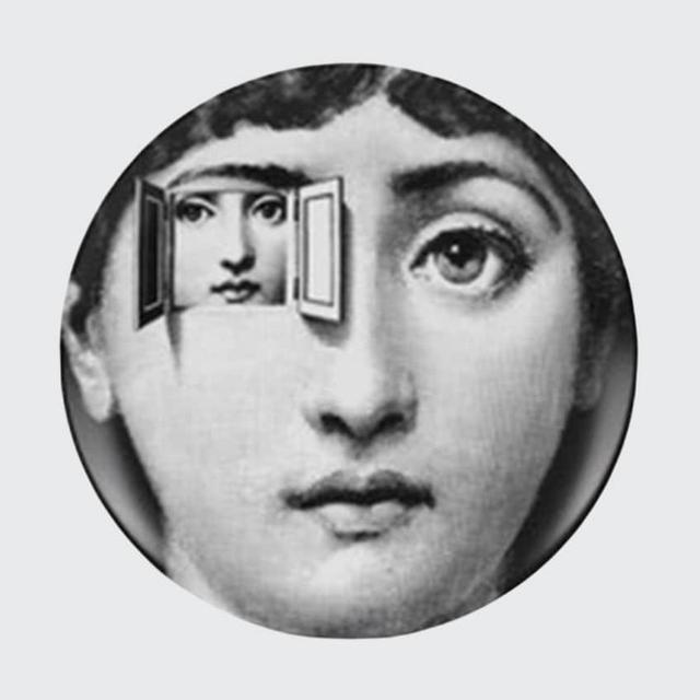 Fornasetti Wall Plate - Tema E Variazioni n. 116 Eye of the Beholder