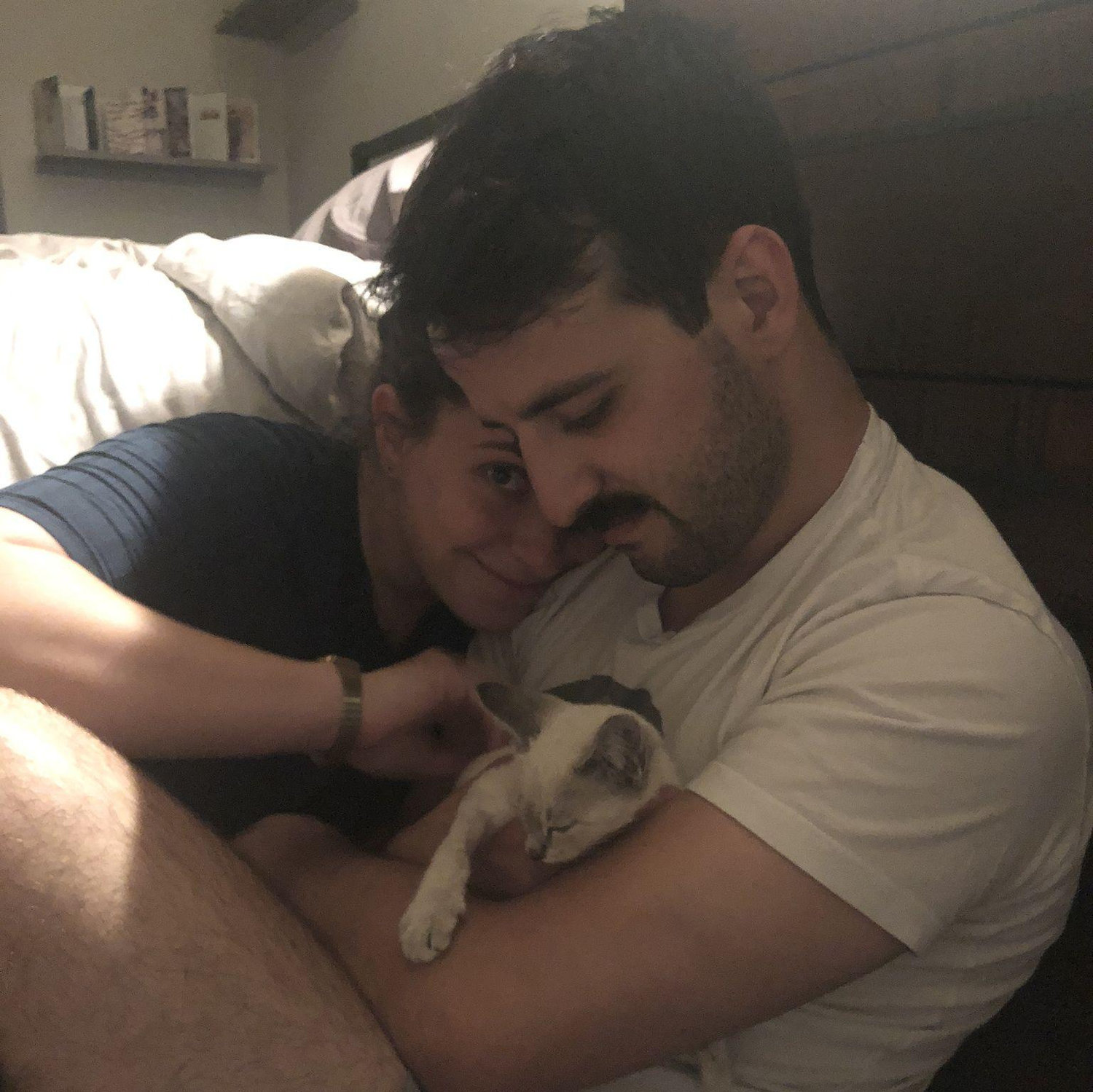 Night one with our first born daughter, Bunny, in San Antonio, TX