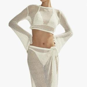 Cover Ups Set for Crochet Bikini Coverup Beach - Medium