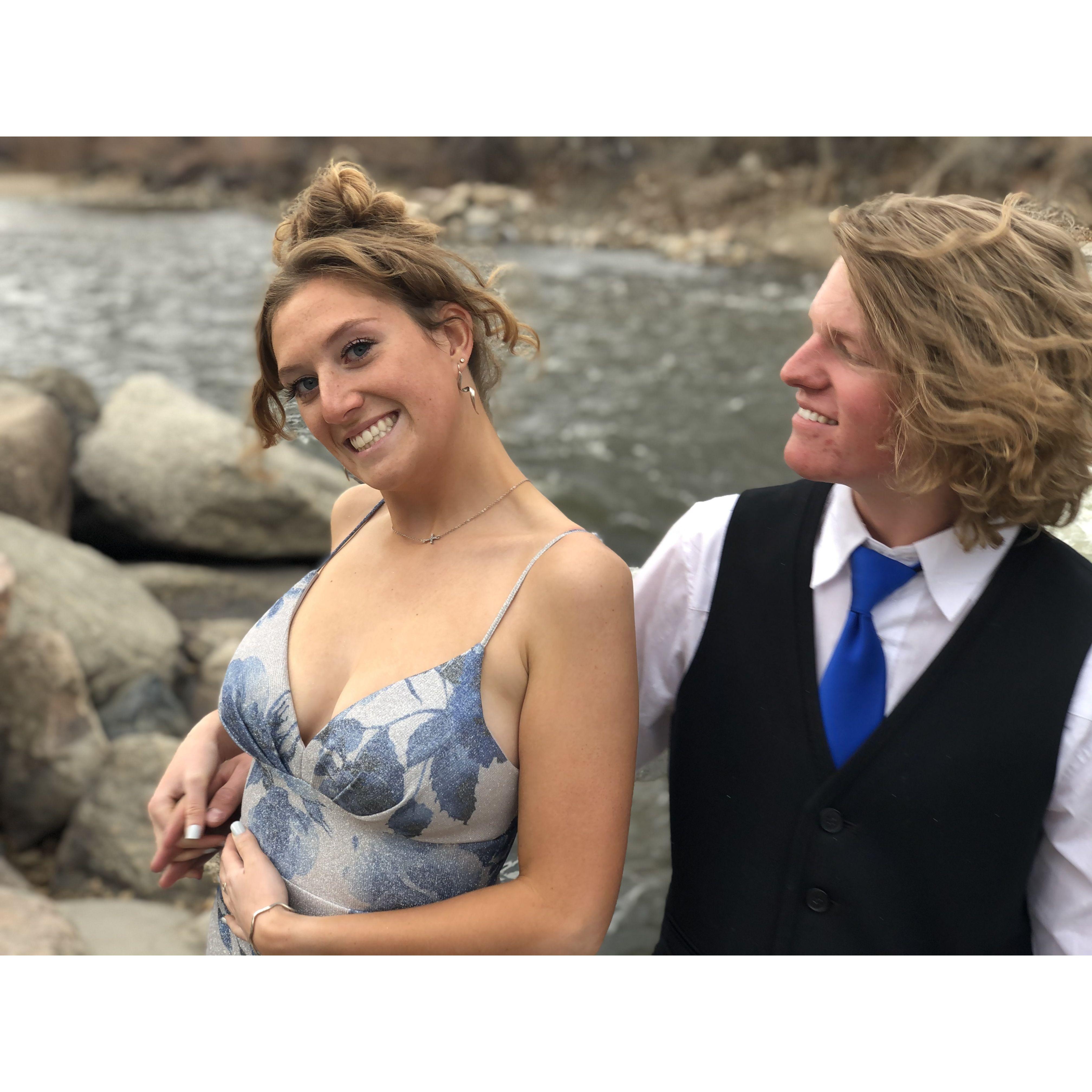 First prom together
