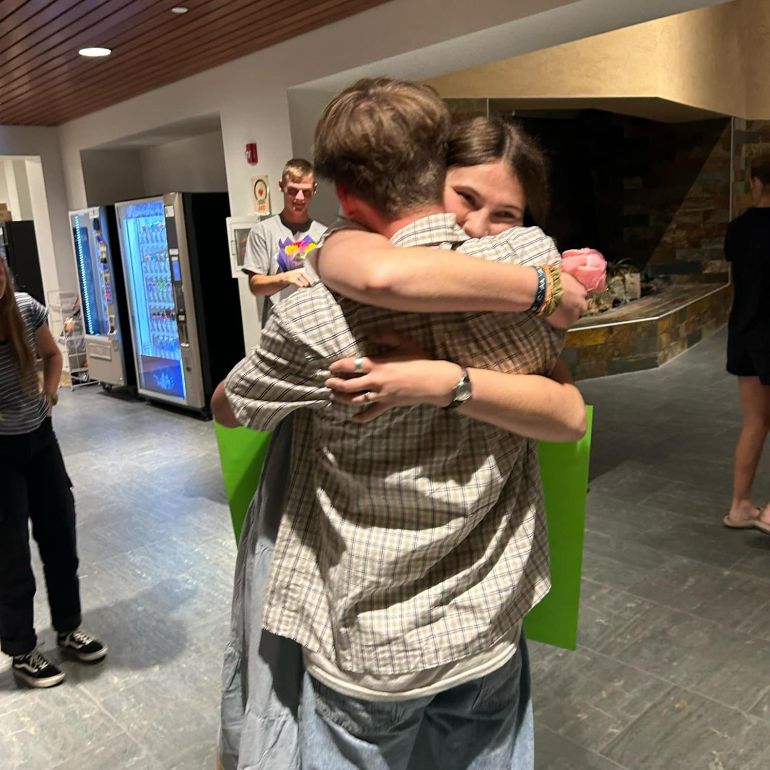 This is when Jennesee returned home from the Tennessee Knoxville Mission. Chad was at the airport to greet her with a very long awaited hug after two and a half years!
