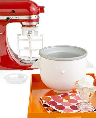 KICA0WH Ice Cream Maker Stand Mixer Attachment