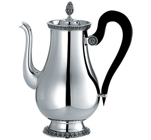 Silver-Plated Eight-Cup Coffeepot Malmaison