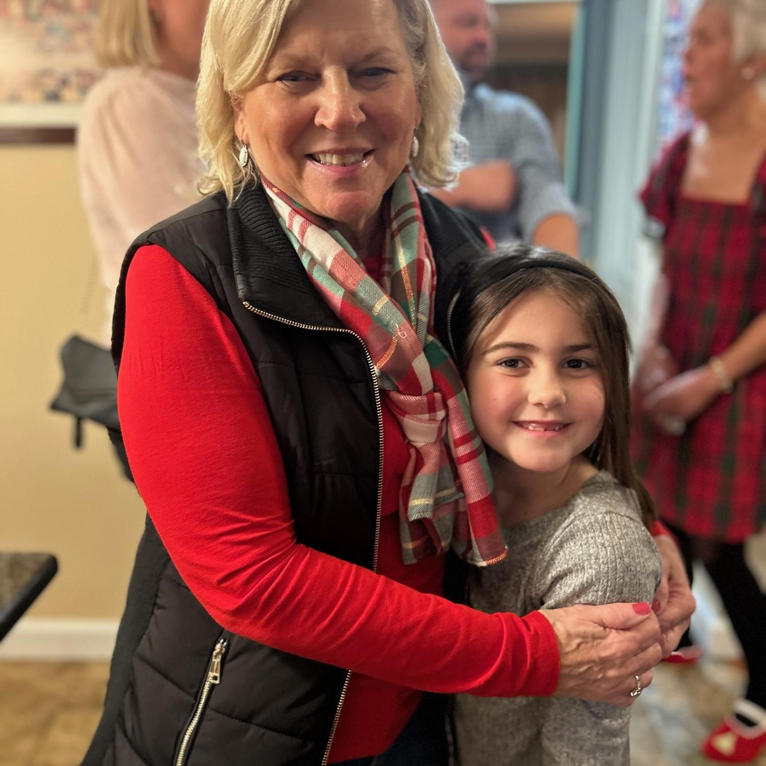 Tyler's Mom Charlotte and Molly's niece Marie became fast friends at the engagement party