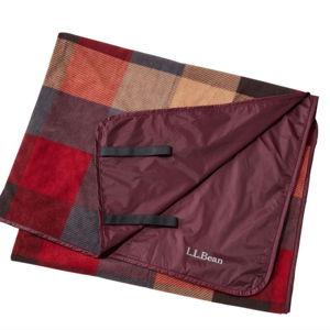Waterproof Outdoor Blanket, in Burgundy/Apple Cinnamon